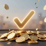 Betting bonus offers with golden coins and confetti.