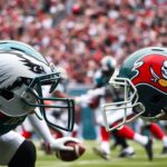 Eagles vs. Bucs NFL game action